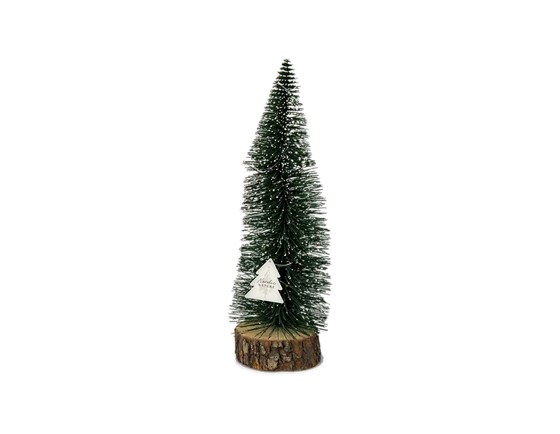 LED Snow Christmas Tree 28cm