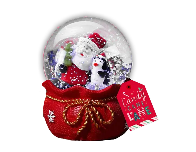 LED Multicolour Resin Snow Globe 9cm