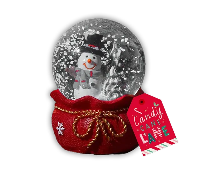 LED Multicolour Resin Snow Globe 9cm