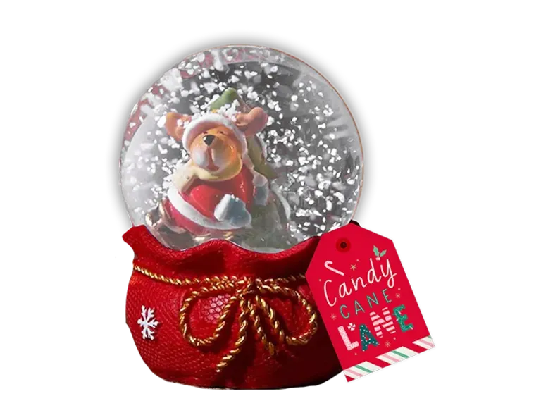 LED Multicolour Resin Snow Globe 9cm