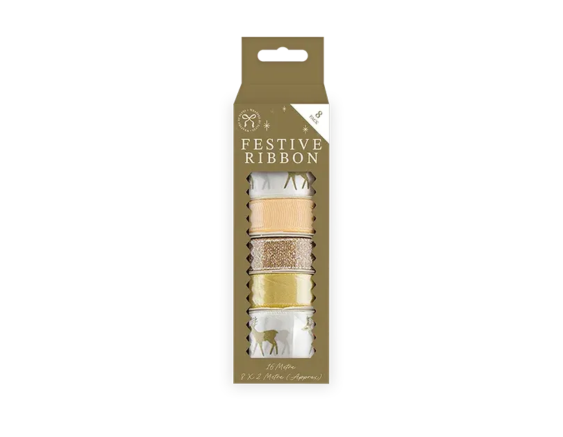 Christmas Ribbon 8pk