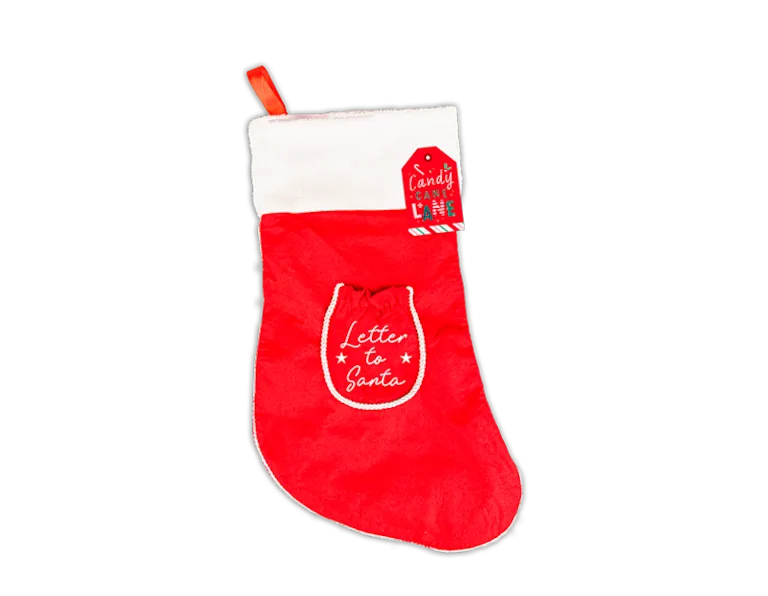 Letter To Santa Stocking
