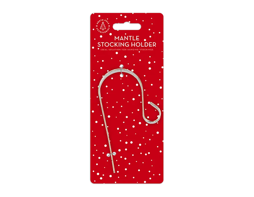 Metal Mantle Stocking Holder