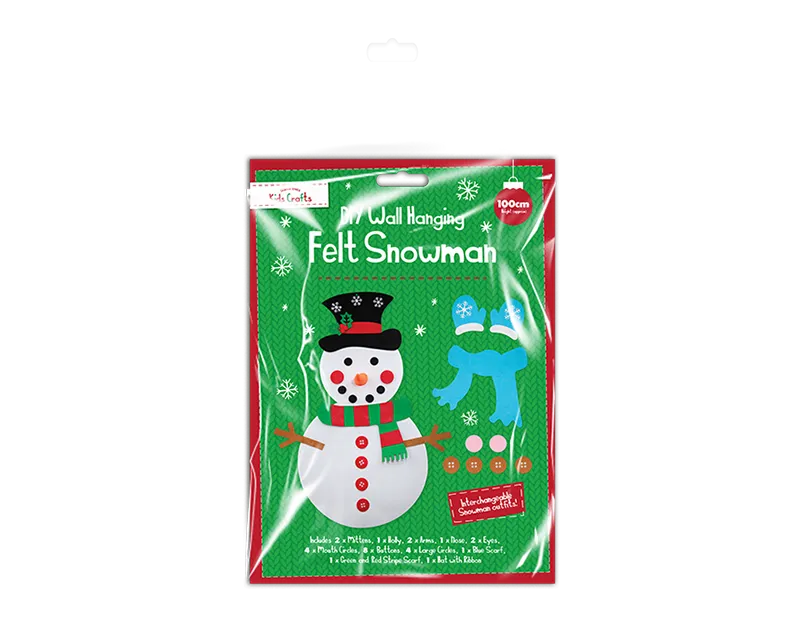 DIY Wall Hanging Snowman 100cm