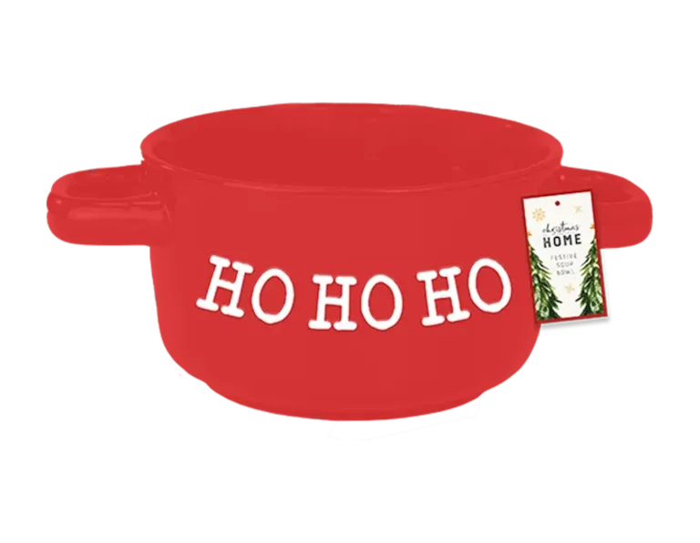 Christmas Festive Soup Bowl