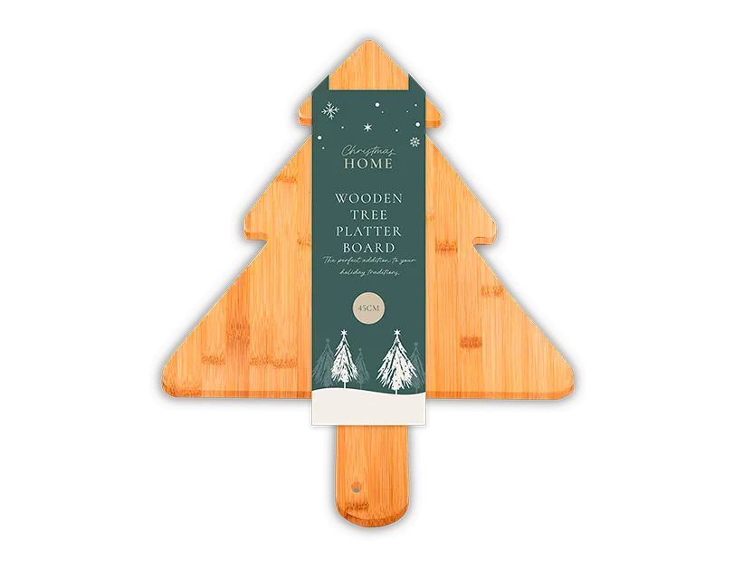 Wooden Tree Platter Board 45cm
