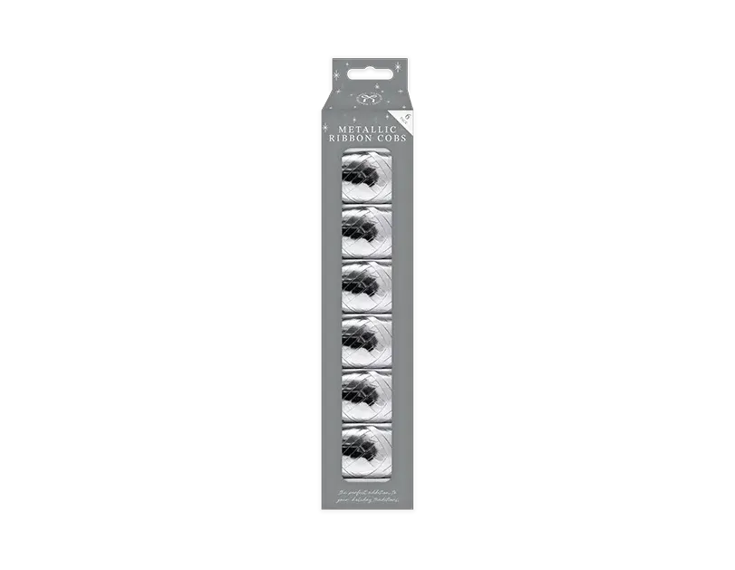 Metallic Ribbon Cobs 6pk