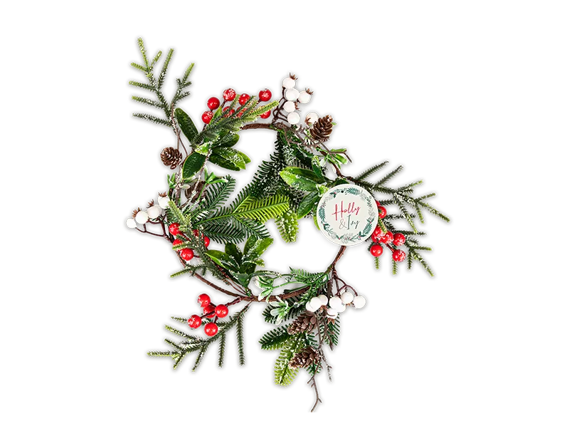Mixed Berry Christmas Wreath 36cm