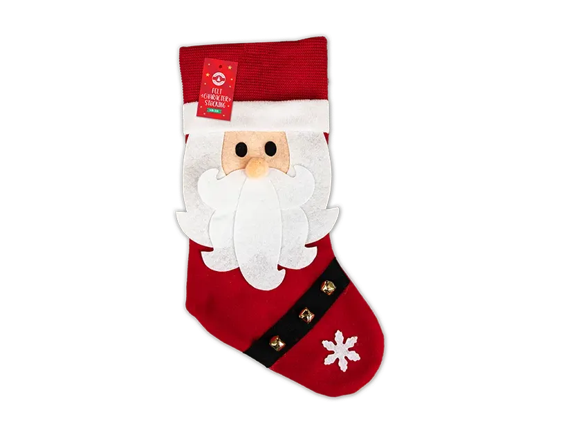 Christmas Character Felt Stocking