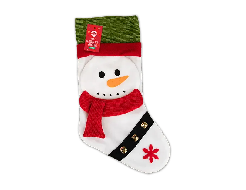 Christmas Character Felt Stocking