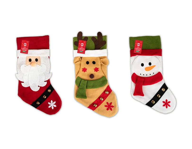 Christmas Character Felt Stocking